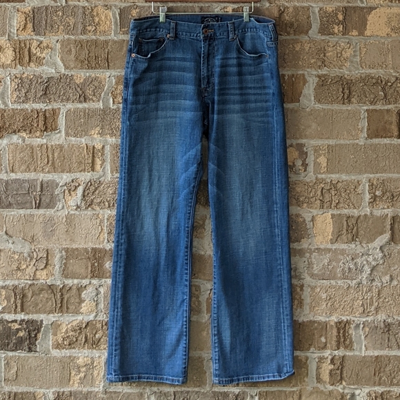 Lucky Brand 455 Relaxed Boot Cut Blue 